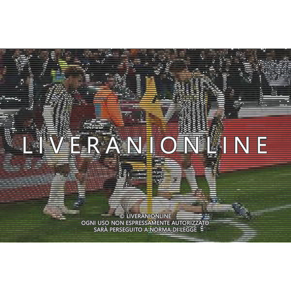 Torino 28.10.2023 Allianz Stadium @Manuela Viganti/Ag. Aldo Liverani sas Juventus vs Hellas Verona Campionato Calcio Serie A TIM 2023/2024 10a giornata Nella foto: esultanza juventus dopo il gol di andrea cambiaso