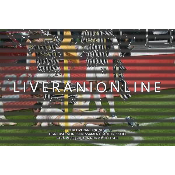 Torino 28.10.2023 Allianz Stadium @Manuela Viganti/Ag. Aldo Liverani sas Juventus vs Hellas Verona Campionato Calcio Serie A TIM 2023/2024 10a giornata Nella foto: esultanza juventus dopo il gol di andrea cambiaso