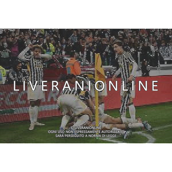 Torino 28.10.2023 Allianz Stadium @Manuela Viganti/Ag. Aldo Liverani sas Juventus vs Hellas Verona Campionato Calcio Serie A TIM 2023/2024 10a giornata Nella foto: esultanza juventus dopo il gol di andrea cambiaso