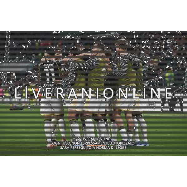 Torino 28.10.2023 Allianz Stadium @Manuela Viganti/Ag. Aldo Liverani sas Juventus vs Hellas Verona Campionato Calcio Serie A TIM 2023/2024 10a giornata Nella foto: esultanza juventus dopo il secondo gol di moise kean annullato dal var