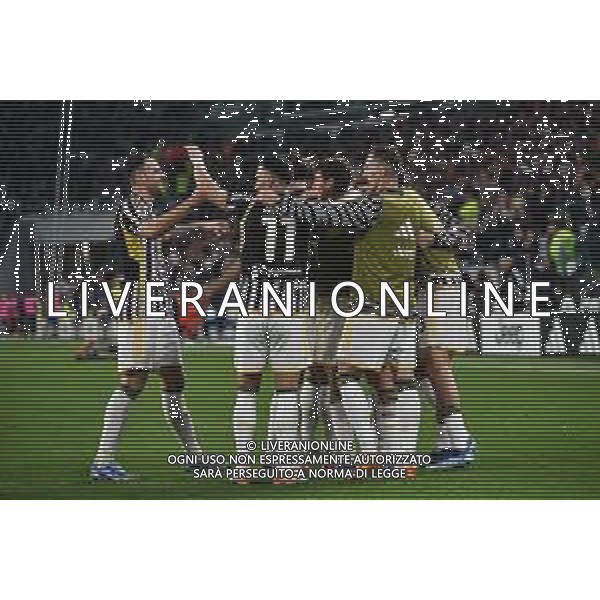 Torino 28.10.2023 Allianz Stadium @Manuela Viganti/Ag. Aldo Liverani sas Juventus vs Hellas Verona Campionato Calcio Serie A TIM 2023/2024 10a giornata Nella foto: esultanza juventus dopo il secondo gol di moise kean annullato dal var