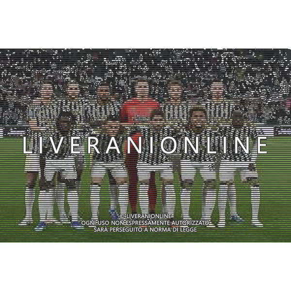 Torino 28.10.2023 Allianz Stadium @Manuela Viganti/Ag. Aldo Liverani sas Juventus vs Hellas Verona Campionato Calcio Serie A TIM 2023/2024 10a giornata Nella foto: la formazione della juventus da sx verso dx: dusan vlahovic, adrien rabiot, gleison bremer, wojciech szcezsny, daniele rugani, federico gatti, moise kean, filip kostic, manuel locatelli, weston mckennie, timothy weah