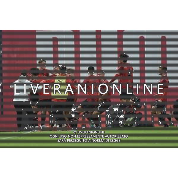 TVRG Milan vs Sampdoria nella foto esultanza Milan dopo il gol del 2 a 1 Milano 29-10-2023 Puma House of Football - centro sportivo Peppino Vismara Campionato Primavera 1 TIM - 8a giornata foto Roberto Garavaglia/ag. Aldo Liverani sasAGENZIA ALDO LIVERANI SAS