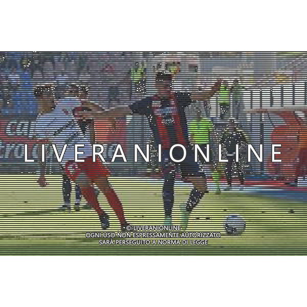 Lega Pro 2023-2024 Stadio Ezio Scinda Crotone In foto: Lucas Felippe e Carlo Cavallo -Crotone-Messina Campionato Calcio Serie C Lega Pro 29.10.2023 ©Andrea Rosito / AGENZIA ALDO LIVERANI SAS