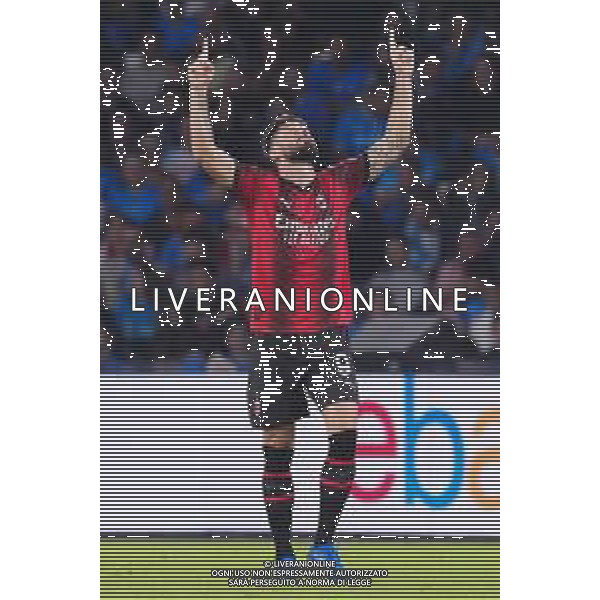 29-10-2023 NAPOLI CAMPIONATO DI CALCIO SERIE A NAPOLI-MILAN NELLA FOTO ESULTANZA OLIVIER GIROUD FOTO MOSCA-AG ALDO LIVERANI SAS