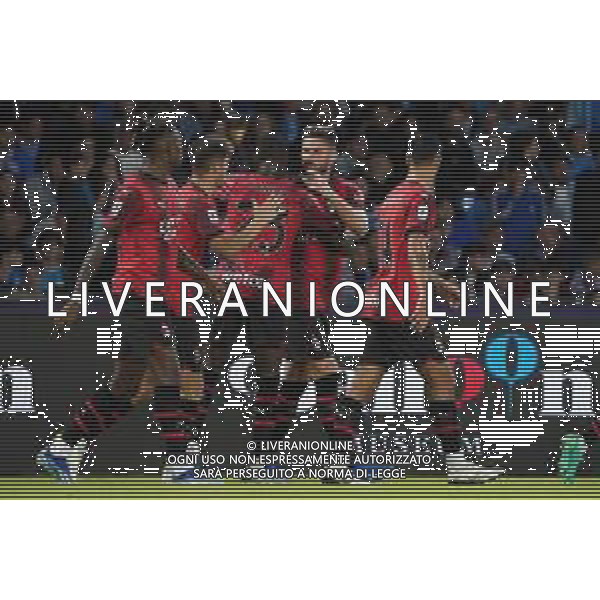 29-10-2023 NAPOLI CAMPIONATO DI CALCIO SERIE A NAPOLI-MILAN NELLA FOTO ESULTANZA OLIVIER GIROUD FOTO MOSCA-AG ALDO LIVERANI SAS