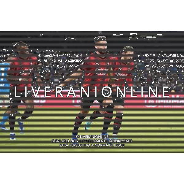 29-10-2023 NAPOLI-CAMPIONATO DI CALCIO SERIE A NAPOLI-MILAN NELLA FOTO ESULTANZA DOPO IL GOAL DI OLIVIER GIROUD FOTO MOSCA-AG ALDO LIVERANI SAS