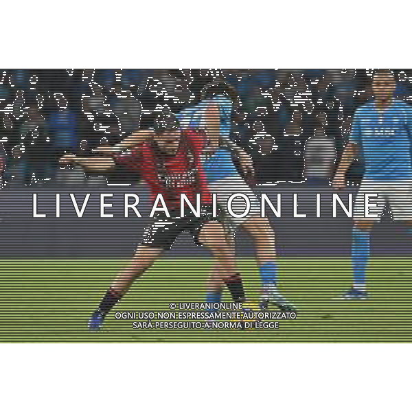 29-10-2023 NAPOLI-CAMPIONATO DI CALCIO SERIIE A NAPOLI- MILAN NELLA FOTO Davide Calabria, Khvicha Kvaratskhelia FOTO MOSCA-AG ALDO LIVERANI SAS