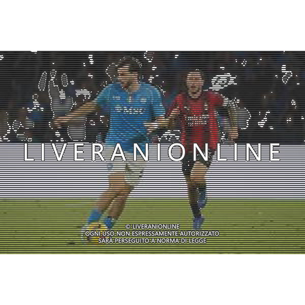 29-10-2023 NAPOLI CAMPIONATO DI CALCIO SERIE A NAPOLI- MILAN NELLA FOTO Khvicha Kvaratskhelia, Davide Calabria FOTO MOSCA-AG ALDO LIVERANI SAS