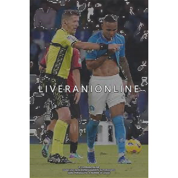 29-10-2023 NAPOLI-CAMPIONATO DI CALCIO SERIE A NAPOLI-MILAN NELLA FOTO Orsato espelle Natan Bernardo de Souza FOTO MOSCA-AG ALDO LIVERANI SAS