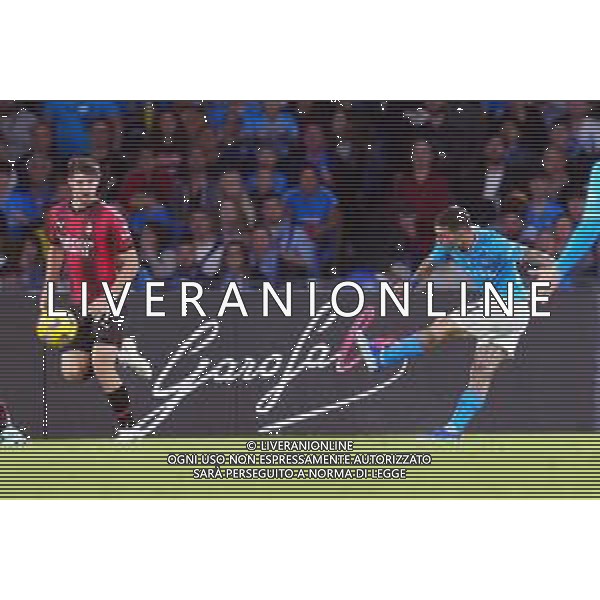 29-10-2023 NAPOLI-CAMPIONATO DI CALCIO SERIE A NAPOLI-MILAN NELLA FOTO gol Matteo Politano FOTO MOSCA-AG ALDO LIVERANI SAS