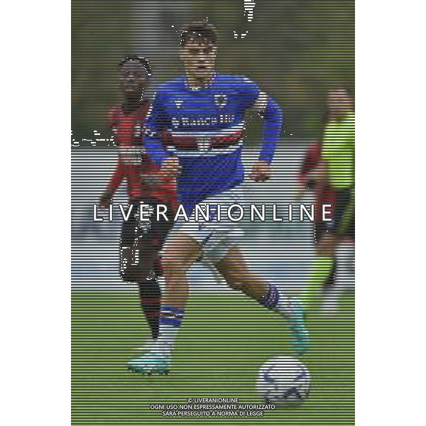 TVRG Milan vs Sampdoria nella foto Francesco Conti (Sampdoria) Milano 29-10-2023 Puma House of Football - centro sportivo Peppino Vismara Campionato Primavera 1 TIM - 8a giornata foto Roberto Garavaglia/ag. Aldo Liverani sas