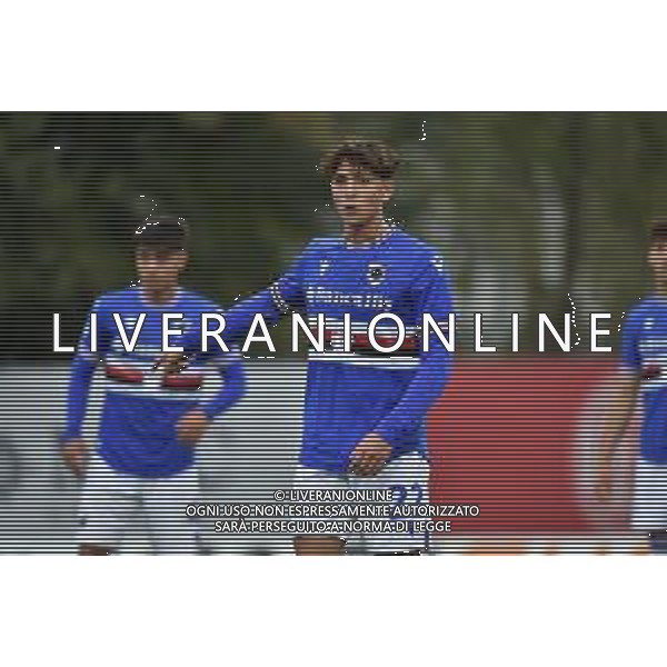 TVRG Milan vs Sampdoria nella foto Gabriele Alesi (Sampdoria) Milano 29-10-2023 Puma House of Football - centro sportivo Peppino Vismara Campionato Primavera 1 TIM - 8a giornata foto Roberto Garavaglia/ag. Aldo Liverani sas
