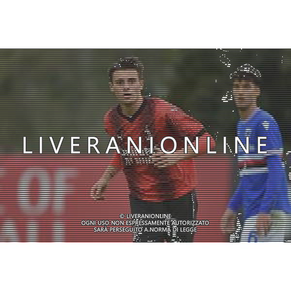 TVRG Milan vs Sampdoria nella foto Diego Sia (Milan) Milano 29-10-2023 Puma House of Football - centro sportivo Peppino Vismara Campionato Primavera 1 TIM - 8a giornata foto Roberto Garavaglia/ag. Aldo Liverani sas