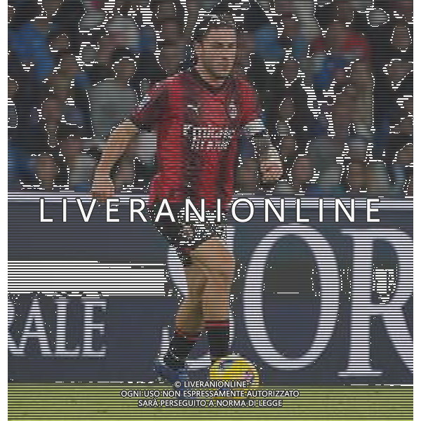 29-10-2023 NAPOLI- CAMPIONATO DI CALCIO SERIE A NAPOLI-MILAN NELLA FOTO Davide Calabria FOTO MOSCA-AG ALDO LIVERANI SAS