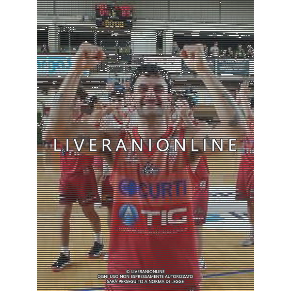 IMOLA 29 10 2023 ANDREA COSTA BASKET-SAN VENDEMIANO SERIE B 84-83 NELLA FOTO CAPITANO NUNZIO CORCELLI DOPO LA PARTITA ©SANNA/ AGENZIA ALDO LIVERANI SAS