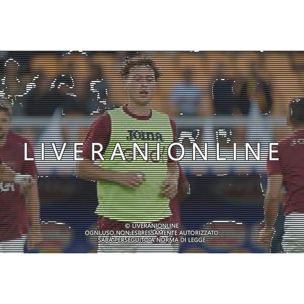 Mergim Vojvoda of Torino FC during the Italian soccer Serie A match US Lecce vs Torino FC on October 28, 2023 at Via del Mare Stadium in Lecce, Italy. Photo by Emmanuele Mastrodonato/ag. Aldo Liverani sas