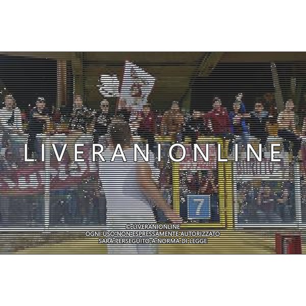 Alessandro Buongiorno of Torino FC gives his shirt to the fans during the Italian soccer Serie A match US Lecce vs Torino FC on October 28, 2023 at Via del Mare Stadium in Lecce, Italy. Photo by Emmanuele Mastrodonato/ag. Aldo Liverani sas