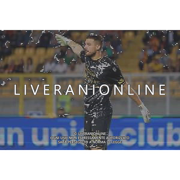 Wladimiro Falcone of US Lecce during the Italian soccer Serie A match US Lecce vs Torino FC on October 28, 2023 at Via del Mare Stadium in Lecce, Italy. Photo by Emmanuele Mastrodonato/ag. Aldo Liverani sas
