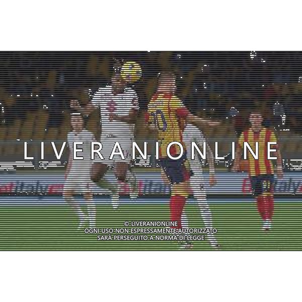 Adrien Tameze of Torino FC and Ylber Ramadani of US Lecce during the Italian soccer Serie A match US Lecce vs Torino FC on October 28, 2023 at Via del Mare Stadium in Lecce, Italy. Photo by Emmanuele Mastrodonato/ag. Aldo Liverani sas