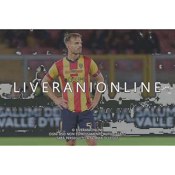 Marin Pongracic of US Lecce during the Italian soccer Serie A match US Lecce vs Torino FC on October 28, 2023 at Via del Mare Stadium in Lecce, Italy. Photo by Emmanuele Mastrodonato/ag. Aldo Liverani sas