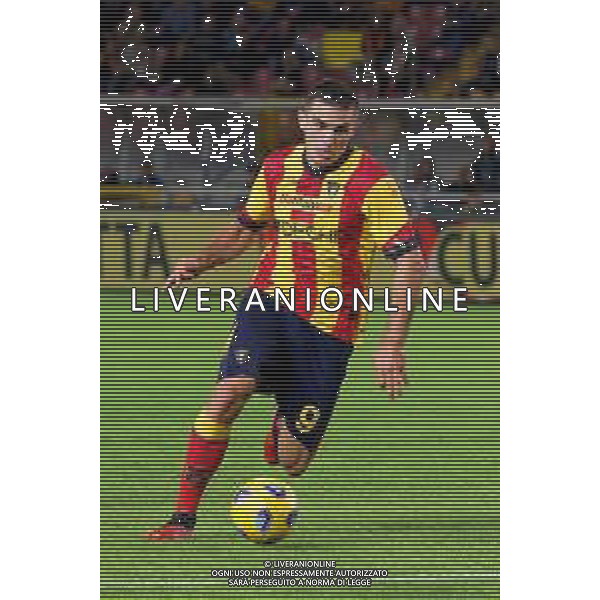 Nikola Krstovic of US Lecce during the Italian soccer Serie A match US Lecce vs Torino FC on October 28, 2023 at Via del Mare Stadium in Lecce, Italy. Photo by Emmanuele Mastrodonato/ag. Aldo Liverani sas