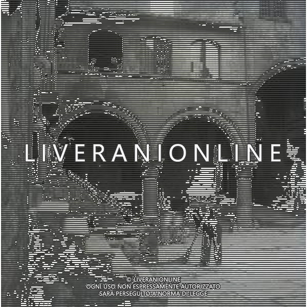 VITERBO -IL CARCERE NELL\'ANNO 1955 FOTO SANDRO VESPASIANI-AG ALDO LIVERANI SAS