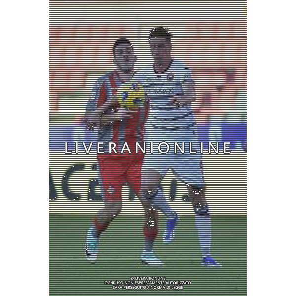 TVRG Cremonese vs Cittadella nella foto Luka Lochoshvili (Cremonese) e Andrea Magrassi (Cittadella) Cremona 31-10-2023 Stadio Giovanni Zini Coppa Italia Frecciarossa - 16mi di finale foto Roberto Garavaglia/ag. Aldo Liverani sas/Agenzia ALDO LIVERANI SAS