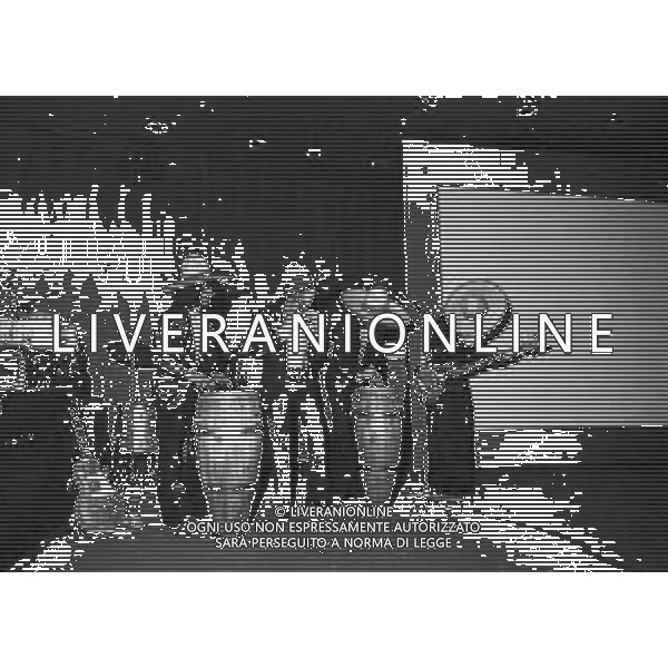 Neg- RETROSPETTIVA MINI TOURNEE\' PROMOZIONALE DAL TITOLO "FREE DIMENSION" A MILANO NOVEMBRE 1972 NELLA FOTO IL GRUPPO MUSICALE DEI CYAN AG ALDO LIVERANI SAS