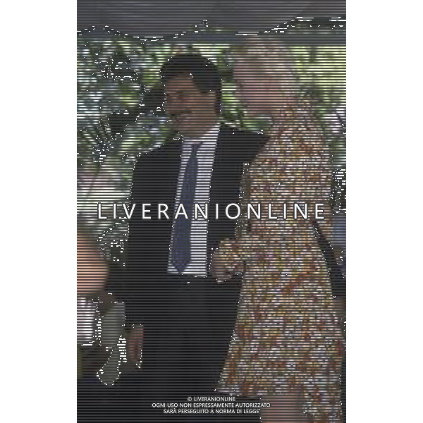 DIAP-RETROSPETTIVA BRIGITTE NIELSEN ATTRICE NELLA FOTO BRIGITTE NIELSEN CON MARK GASTINEAU NELL\'ANNO 1985 A TAORMINA AG ALDO LIVERANI SAS