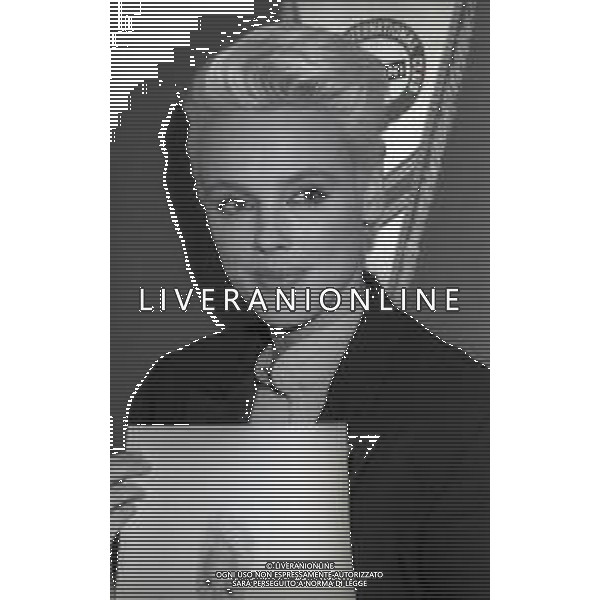 NEG-RETROSPETTIVA BRIGITTE NIELSEN ATTRICE  NELLA FOTO BRIGITTE NIELSEN PRESENTA IL SUO DISCO NELL\'ANNO 1987 A MILANO IN TERRAZZA MARTINI  AG ALDO LIVERANI SAS