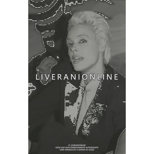 NEG-RETROSPETTIVA BRIGITTE NIELSEN ATTRICE  NELLA FOTO BRIGITTE NIELSEN PRESENTA IL SUO DISCO NELL\'ANNO 1987 A MILANO IN TERRAZZA MARTINI  AG ALDO LIVERANI SAS