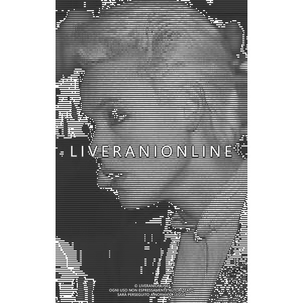 NEG-RETROSPETTIVA BRIGITTE NIELSEN ATTRICE  NELLA FOTO BRIGITTE NIELSEN PRESENTA IL SUO DISCO NELL\'ANNO 1987 A MILANO IN TERRAZZA MARTINI  AG ALDO LIVERANI SAS