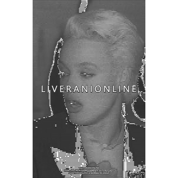 NEG-RETROSPETTIVA BRIGITTE NIELSEN ATTRICE  NELLA FOTO BRIGITTE NIELSEN PRESENTA IL SUO DISCO NELL\'ANNO 1987 A MILANO IN TERRAZZA MARTINI  AG ALDO LIVERANI SAS