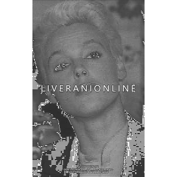 NEG-RETROSPETTIVA BRIGITTE NIELSEN ATTRICE  NELLA FOTO BRIGITTE NIELSEN PRESENTA IL SUO DISCO NELL\'ANNO 1987 A MILANO IN TERRAZZA MARTINI  AG ALDO LIVERANI SAS