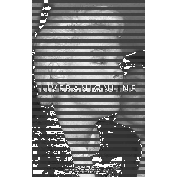 NEG-RETROSPETTIVA BRIGITTE NIELSEN ATTRICE  NELLA FOTO BRIGITTE NIELSEN PRESENTA IL SUO DISCO NELL\'ANNO 1987 A MILANO IN TERRAZZA MARTINI  AG ALDO LIVERANI SAS