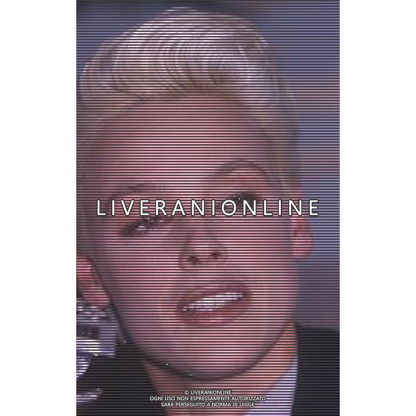 COL-RETROSPETTIVA BRIGITTE NIELSEN ATTRICE NELLA FOTO BRIGITTE NIELSEN PRESENTA IL SUO DISCO NELL\'ANNO 1987 A MILANO IN TERRAZZA MARTINI AG ALDO LIVERANI SAS 