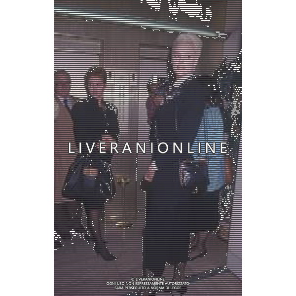 COL-RETROSPETTIVA BRIGITTE NIELSEN ATTRICE NELLA FOTO BRIGITTE NIELSEN PRESENTA IL SUO DISCO NELL\'ANNO 1987 A MILANO IN TERRAZZA MARTINI AG ALDO LIVERANI SAS 
