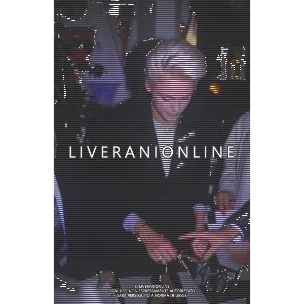 COL-RETROSPETTIVA BRIGITTE NIELSEN ATTRICE NELLA FOTO BRIGITTE NIELSEN PRESENTA IL SUO DISCO NELL\'ANNO 1987 A MILANO IN TERRAZZA MARTINI AG ALDO LIVERANI SAS 
