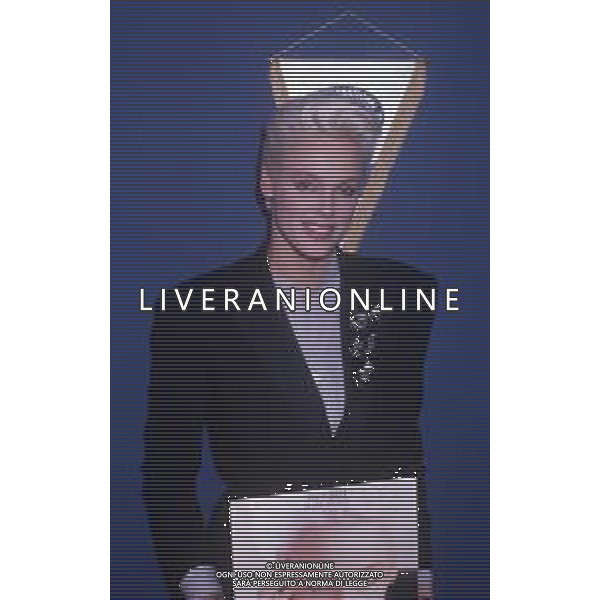 COL-RETROSPETTIVA BRIGITTE NIELSEN ATTRICE NELLA FOTO BRIGITTE NIELSEN PRESENTA IL SUO DISCO NELL\'ANNO 1987 A MILANO IN TERRAZZA MARTINI AG ALDO LIVERANI SAS 