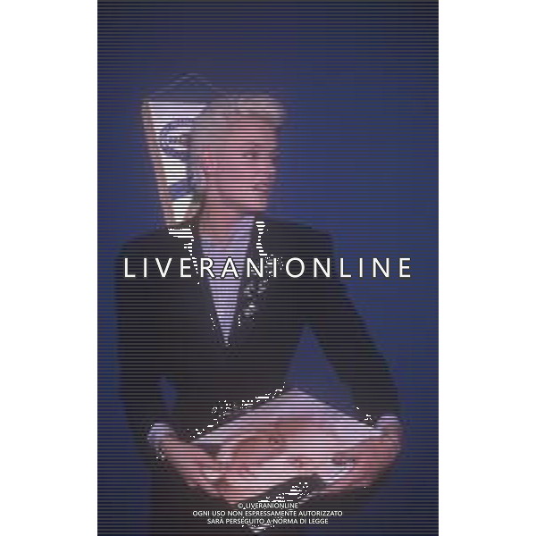 COL-RETROSPETTIVA BRIGITTE NIELSEN ATTRICE NELLA FOTO BRIGITTE NIELSEN PRESENTA IL SUO DISCO NELL\'ANNO 1987 A MILANO IN TERRAZZA MARTINI AG ALDO LIVERANI SAS 