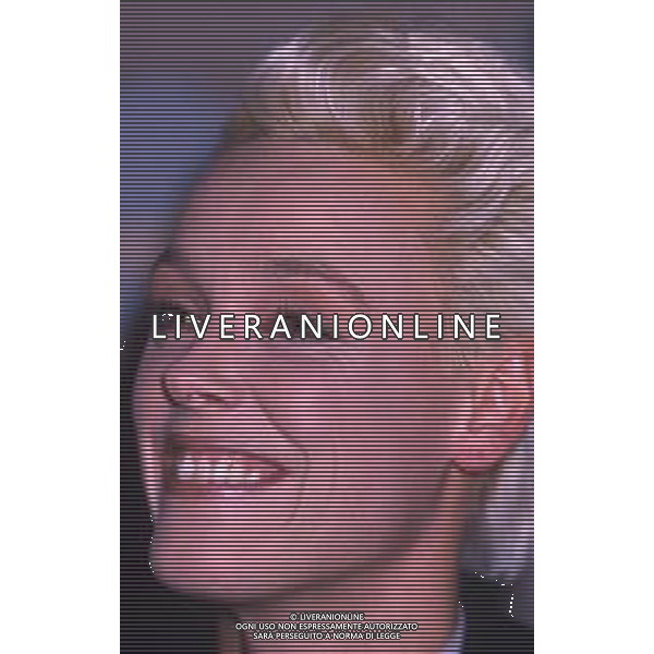 COL-RETROSPETTIVA BRIGITTE NIELSEN ATTRICE NELLA FOTO BRIGITTE NIELSEN PRESENTA IL SUO DISCO NELL\'ANNO 1987 A MILANO IN TERRAZZA MARTINI AG ALDO LIVERANI SAS 