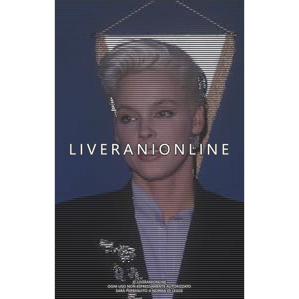 COL-RETROSPETTIVA BRIGITTE NIELSEN ATTRICE NELLA FOTO BRIGITTE NIELSEN PRESENTA IL SUO DISCO NELL\'ANNO 1987 A MILANO IN TERRAZZA MARTINI AG ALDO LIVERANI SAS 