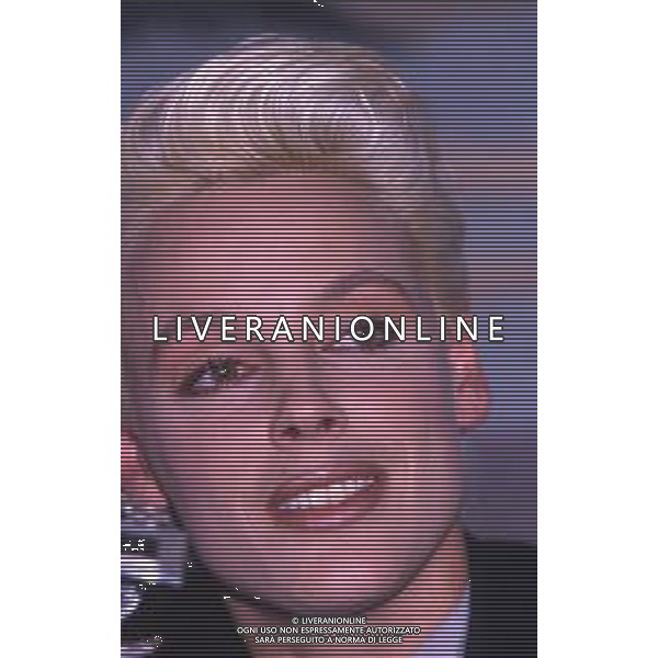 COL-RETROSPETTIVA BRIGITTE NIELSEN ATTRICE NELLA FOTO BRIGITTE NIELSEN PRESENTA IL SUO DISCO NELL\'ANNO 1987 A MILANO IN TERRAZZA MARTINI AG ALDO LIVERANI SAS 