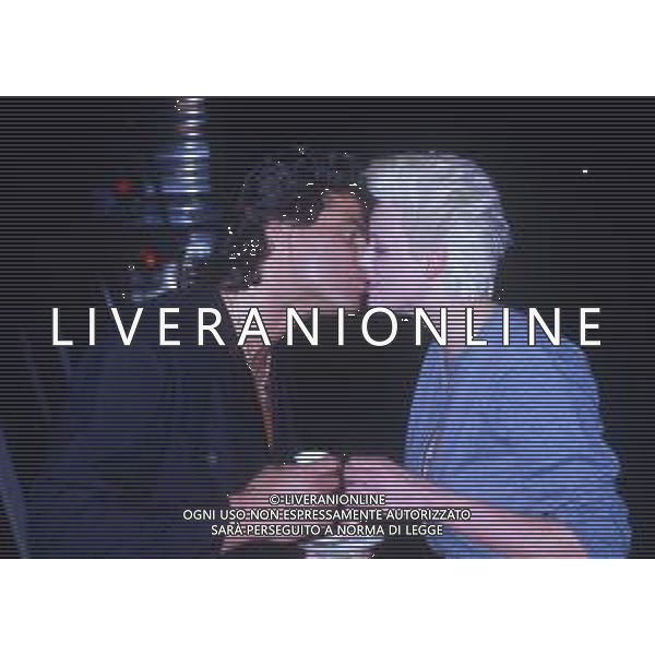 DIAP-RETROSPETTIVA BRIGITTE NIELSEN ATTRICE  NELLA FOTO BRIGITTE NIELSEN CON MARK GASTINEAU NELL\'ANNO 1988 A MILANO AG ALDO LIVERANI SAS