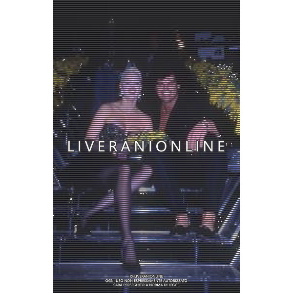 DIAP-RETROSPETTIVA BRIGITTE NIELSEN ATTRICE  NELLA FOTO BRIGITTE NIELSEN NELL\'ANNO 1988 A MILANO AG ALDO LIVERANI SAS