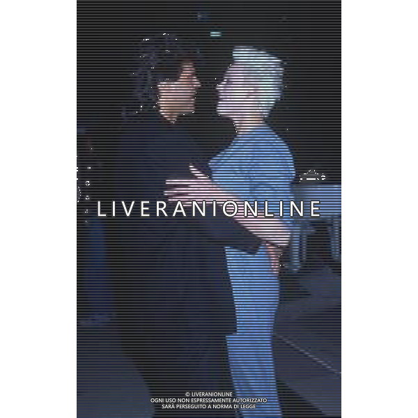 DIAP-RETROSPETTIVA BRIGITTE NIELSEN ATTRICE  NELLA FOTO BRIGITTE NIELSEN NELL\'ANNO 1988 A MILANO AG ALDO LIVERANI SAS