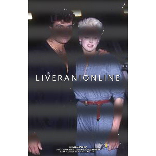 DIAP-RETROSPETTIVA BRIGITTE NIELSEN ATTRICE  NELLA FOTO BRIGITTE NIELSEN NELL\'ANNO 1988 A MILANO AG ALDO LIVERANI SAS