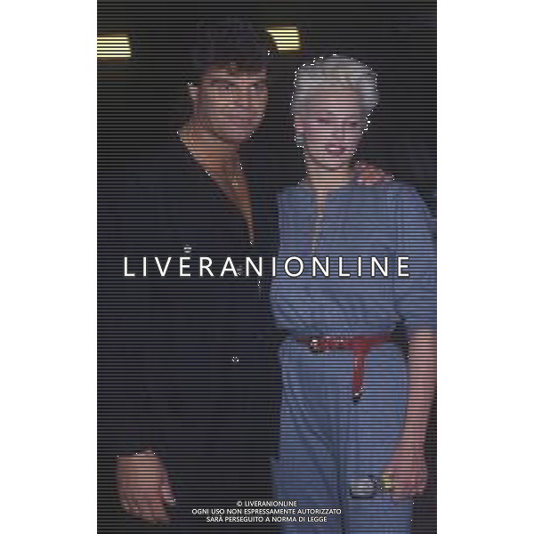 DIAP-RETROSPETTIVA BRIGITTE NIELSEN ATTRICE  NELLA FOTO BRIGITTE NIELSEN NELL\'ANNO 1988 A MILANO AG ALDO LIVERANI SAS