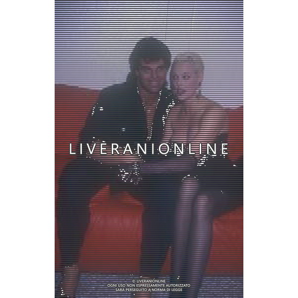 DIAP-RETROSPETTIVA BRIGITTE NIELSEN ATTRICE  NELLA FOTO BRIGITTE NIELSEN NELL\'ANNO 1988 A MILANO AG ALDO LIVERANI SAS